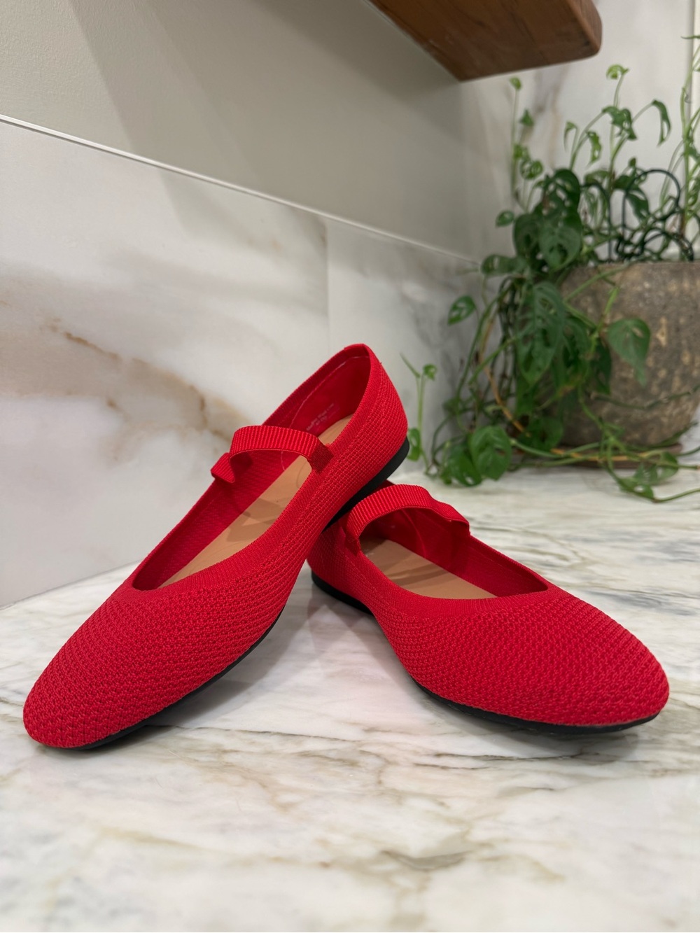 Red flats.